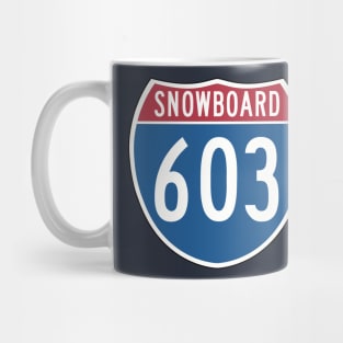 Snowboard 603 Mug